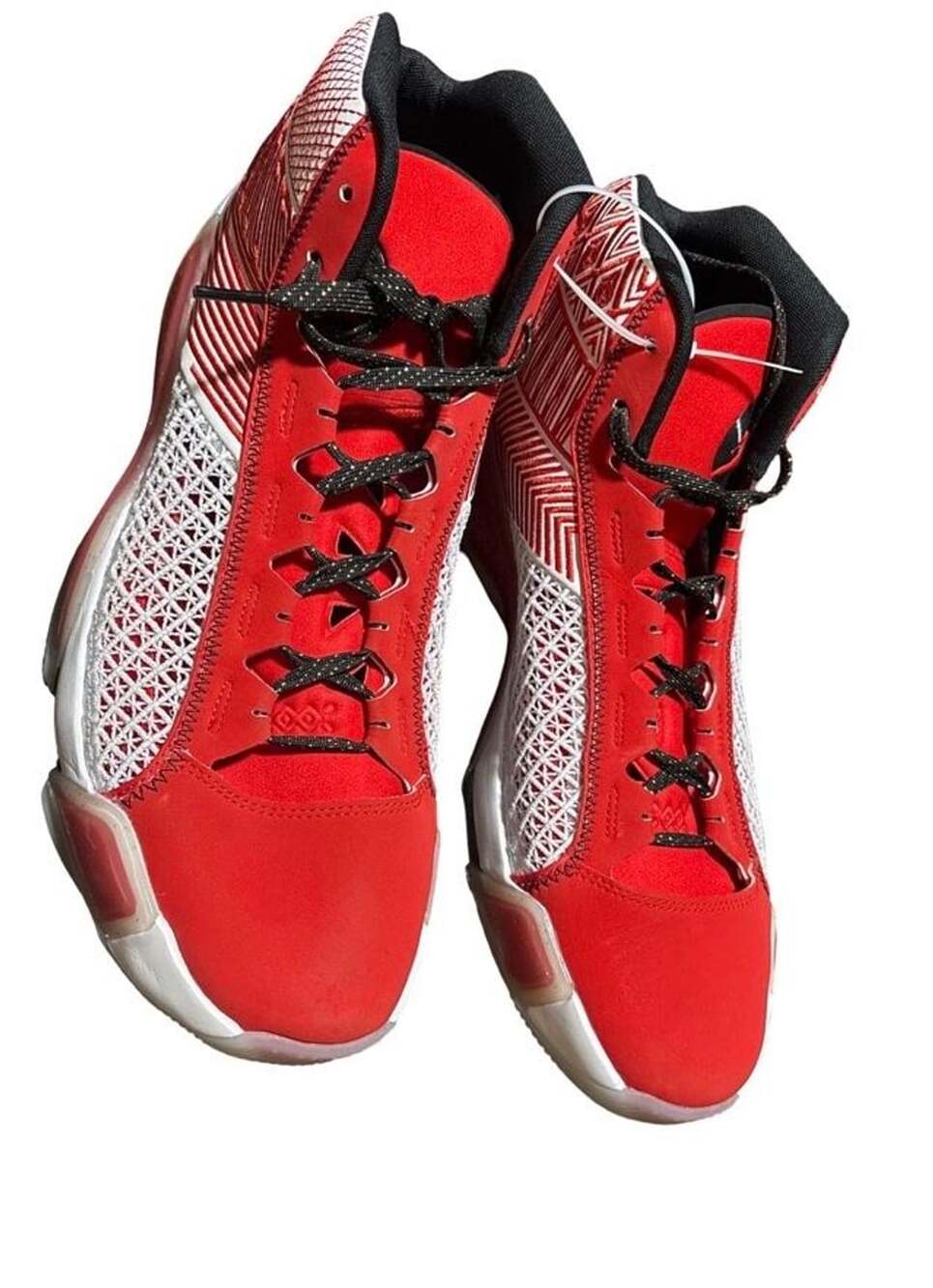 Nike Air Jordan 38 xxxviii Basketball Shoes Red White Black DZ3356-100 Men’s 15